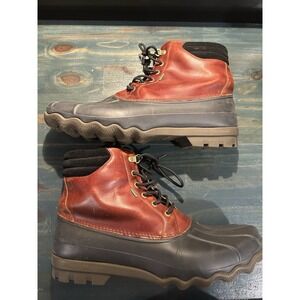 Sperry Men's Avenue Duck Boot Sz 13 Waterproof Leather Rubber STS10548